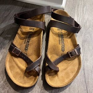 Birkenstock wrap around ankle